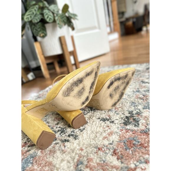 Aldo Women’s Heels Yellow Pointed Size 7 - Picture 4 of 4